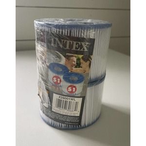 Intex PureSpa #29001WL Type S1 Filter Spa Replacement Cartridges 2 Pack Sealed